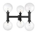 Z-LITE LAURENT OUTDOOR POST MOUNT FIXTURE | 599BP6-BK - Post