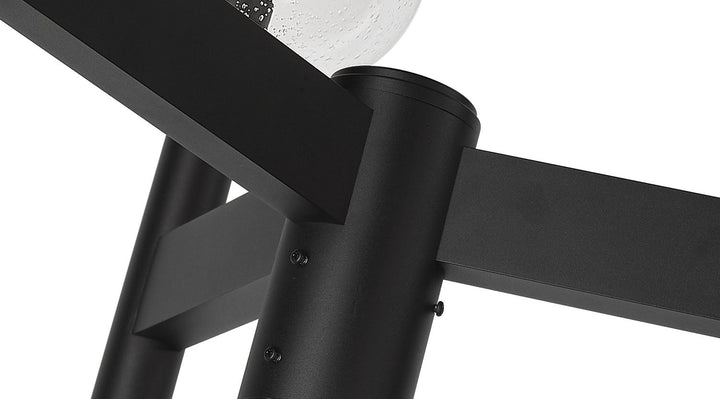 Z-LITE LAURENT OUTDOOR POST MOUNTED FIXTURE | 599MP3-564P-BK - Post