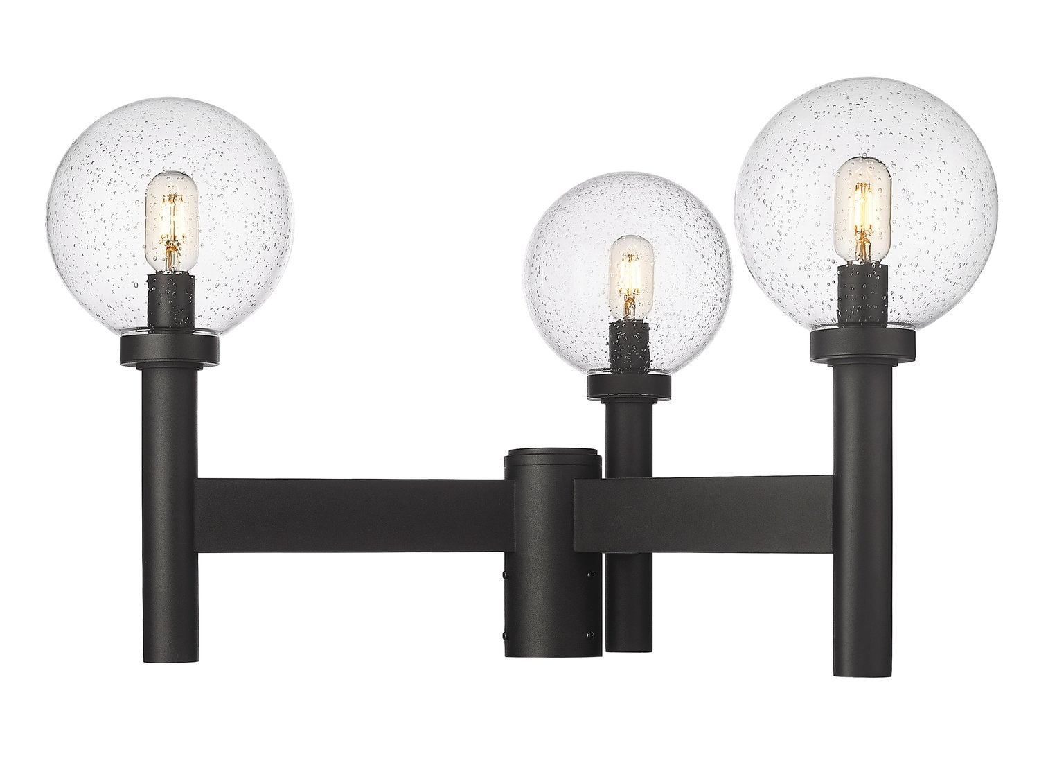 Z-LITE LAURENT OUTDOOR POST MOUNT FIXTURE | 599MP3-BK - Post