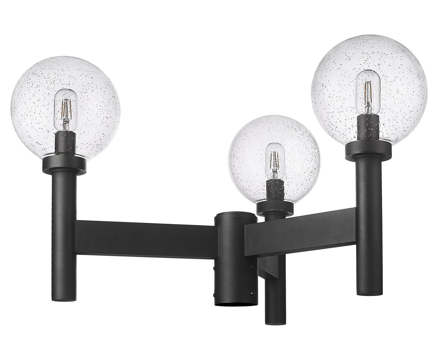 Z-LITE LAURENT OUTDOOR POST MOUNT FIXTURE | 599MP3-BK - Post