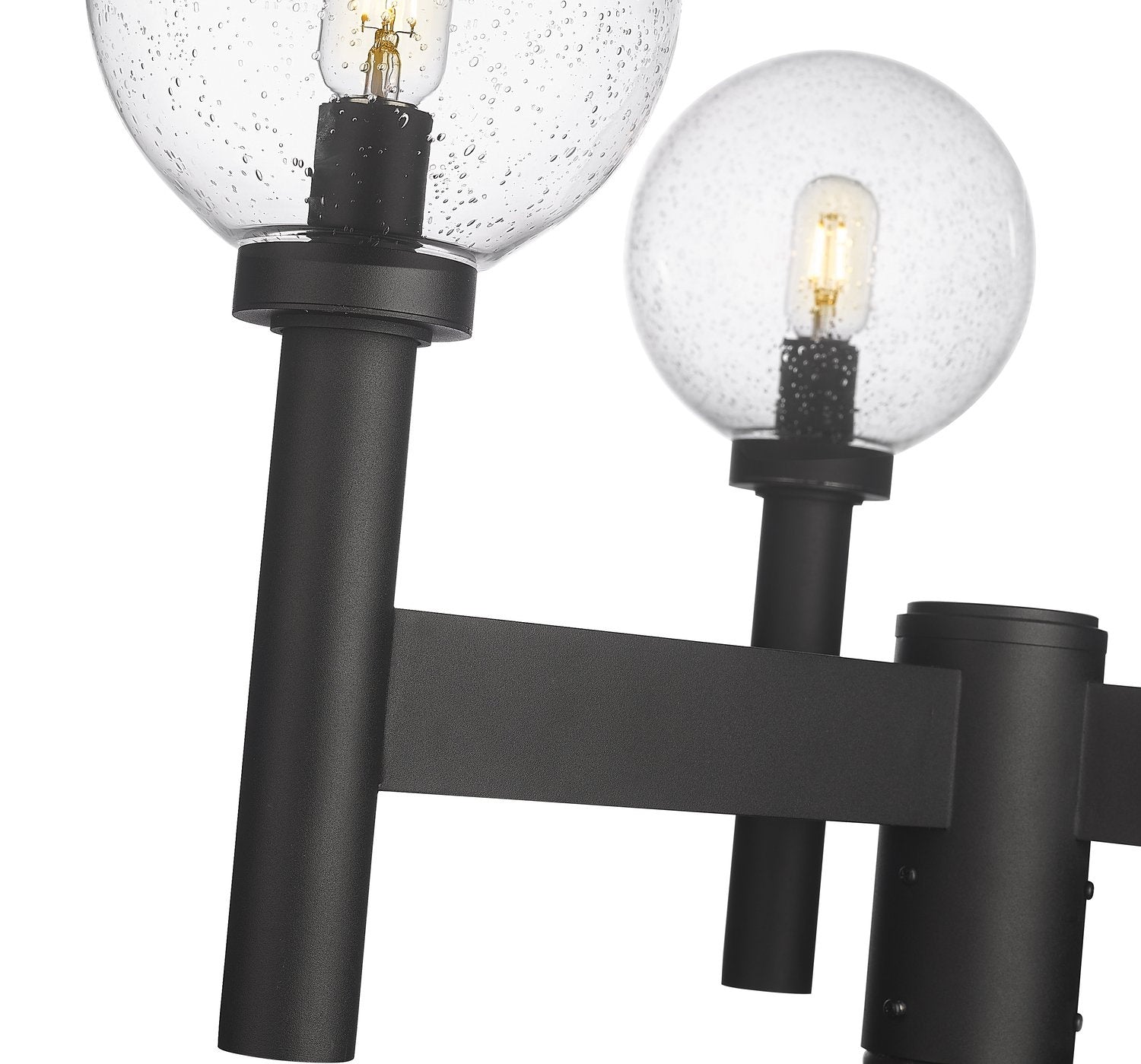 Z-LITE LAURENT OUTDOOR POST MOUNT FIXTURE | 599MP3-BK - Post