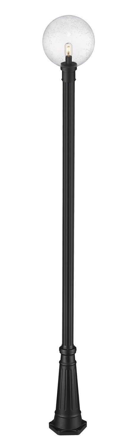 Z-LITE LAURENT OUTDOOR POST MOUNTED FIXTURE | 599PHB-519P-BK - Post