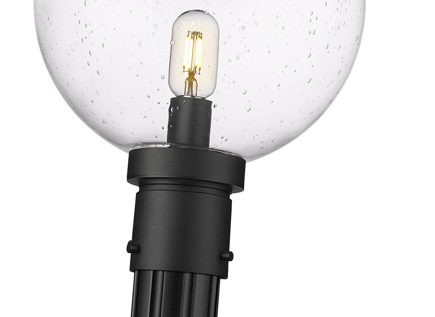 Z-LITE LAURENT OUTDOOR POST MOUNTED FIXTURE | 599PHB-519P-BK - Post