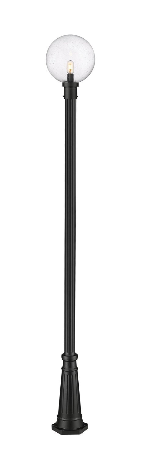 Z-LITE LAURENT OUTDOOR POST MOUNTED FIXTURE | 599PHB-519P-BK - Post