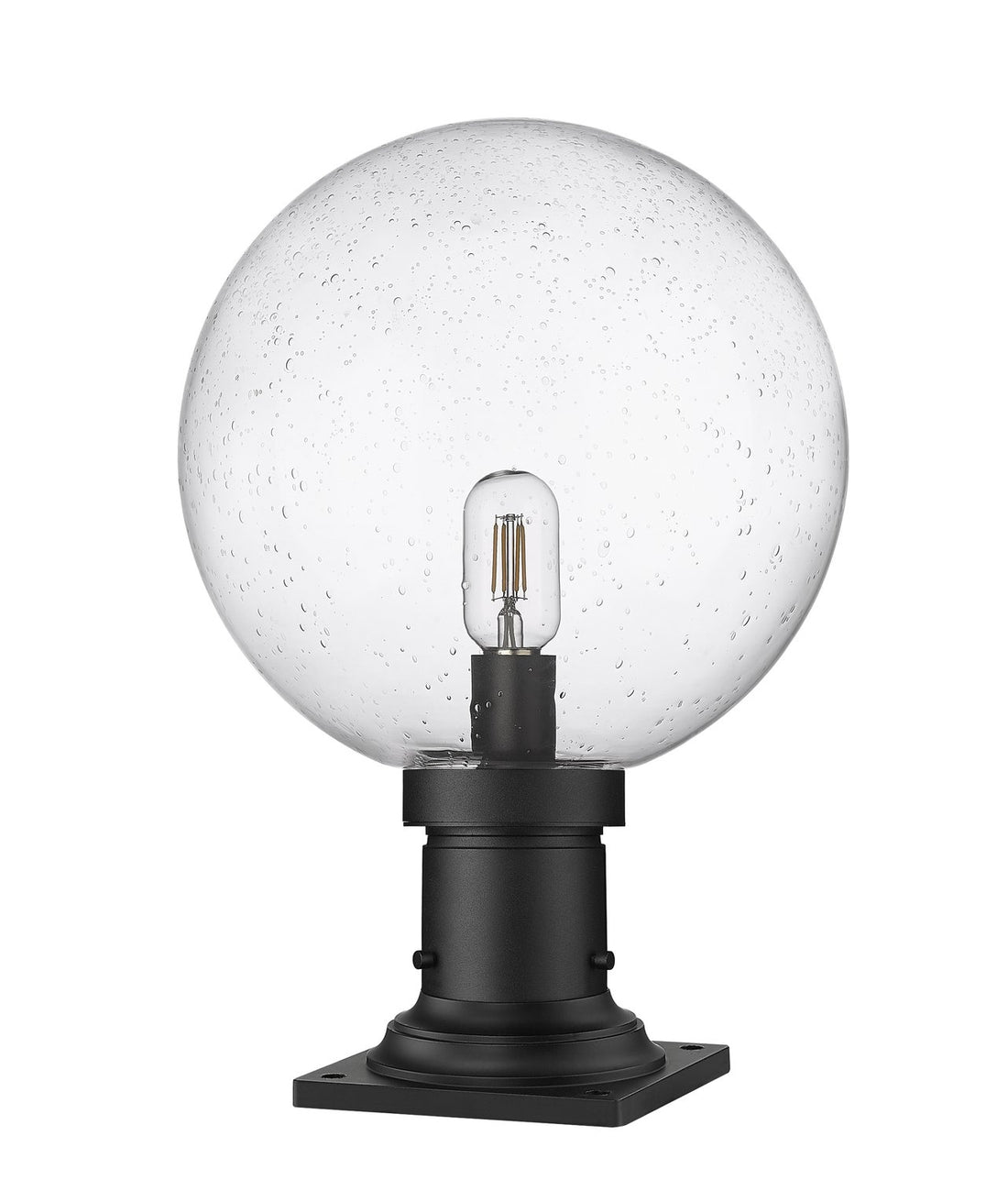 Z-LITE LAURENT OUTDOOR PIER MOUNTED FIXTURE | 599PHB-533PM-BK - Post