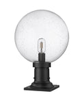 Z-LITE LAURENT OUTDOOR PIER MOUNTED FIXTURE | 599PHB-533PM-BK - Post