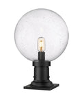 Z-LITE LAURENT OUTDOOR PIER MOUNTED FIXTURE | 599PHB-533PM-BK - Post