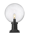 Z-LITE LAURENT OUTDOOR PIER MOUNTED FIXTURE | 599PHB-533PM-BK - Post
