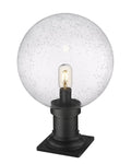 Z-LITE LAURENT OUTDOOR PIER MOUNTED FIXTURE | 599PHB-533PM-BK - Post