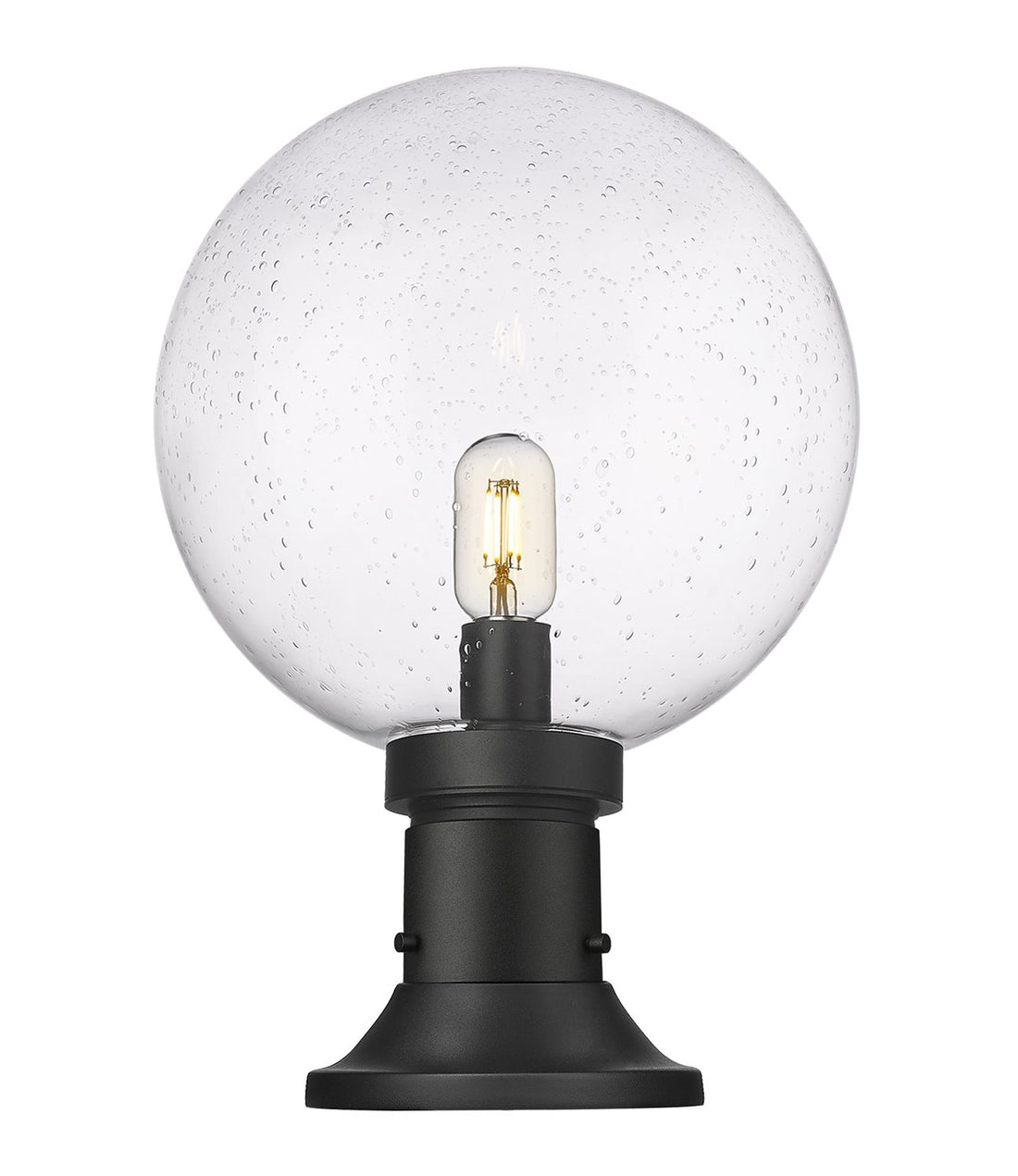 Z-LITE LAURENT OUTDOOR PIER MOUNTED FIXTURE | 599PHB-553PM-BK - Post