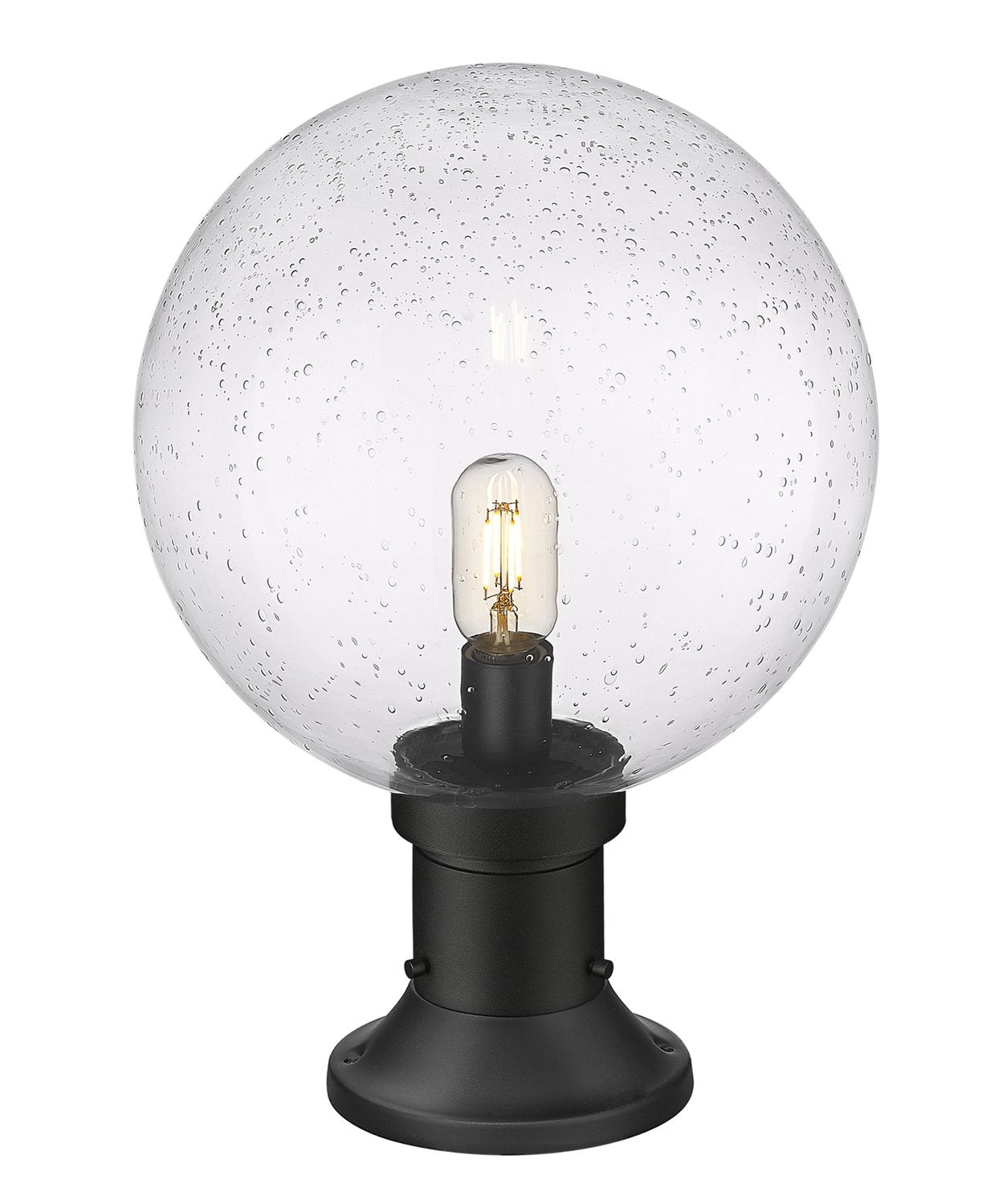 Z-LITE LAURENT OUTDOOR PIER MOUNTED FIXTURE | 599PHB-553PM-BK - Post