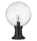 Z-LITE LAURENT OUTDOOR PIER MOUNTED FIXTURE | 599PHB-553PM-BK - Post