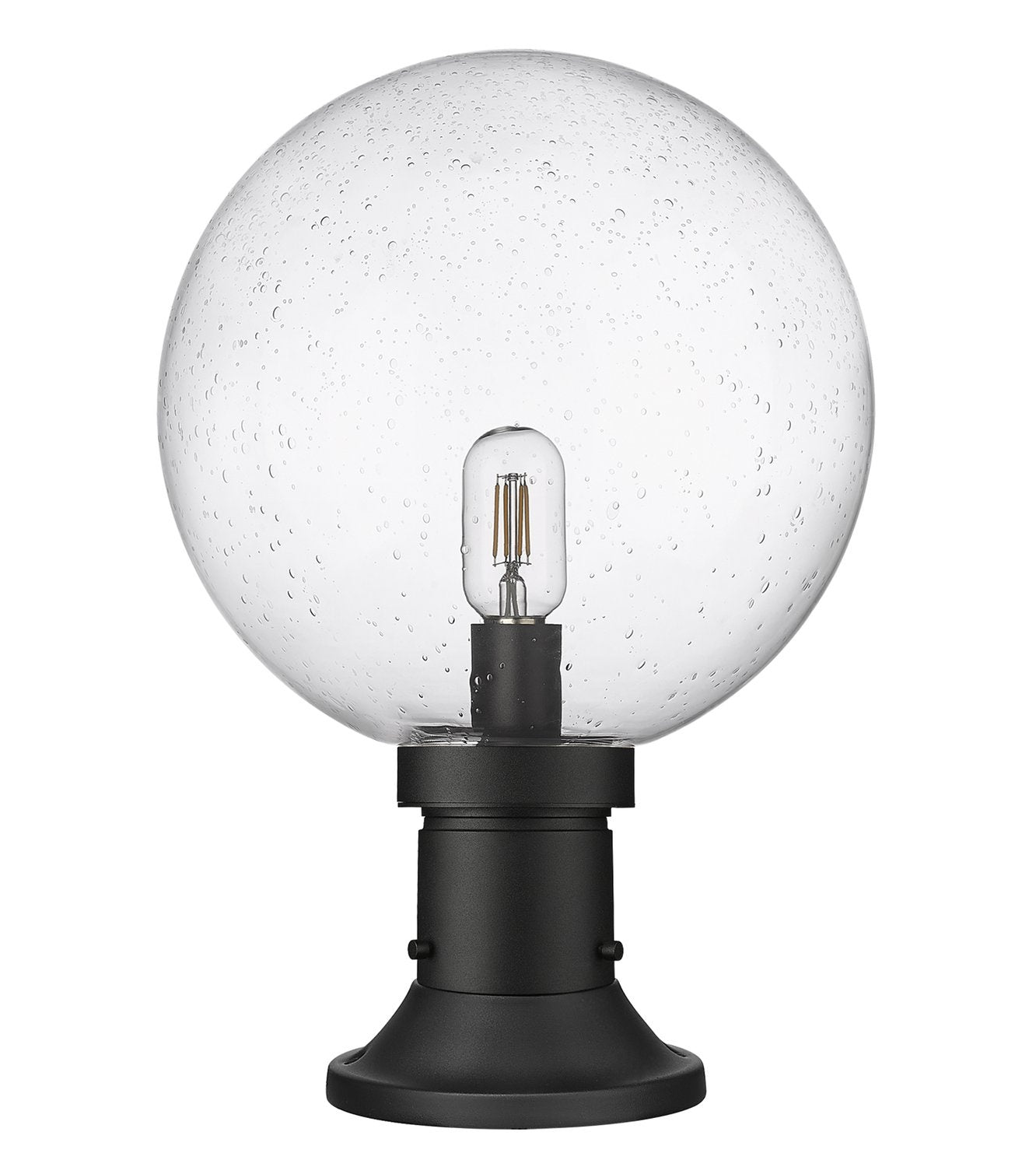 Z-LITE LAURENT OUTDOOR PIER MOUNTED FIXTURE | 599PHB-553PM-BK - Post