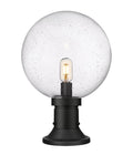 Z-LITE LAURENT OUTDOOR PIER MOUNTED FIXTURE | 599PHB-553PM-BK - Post