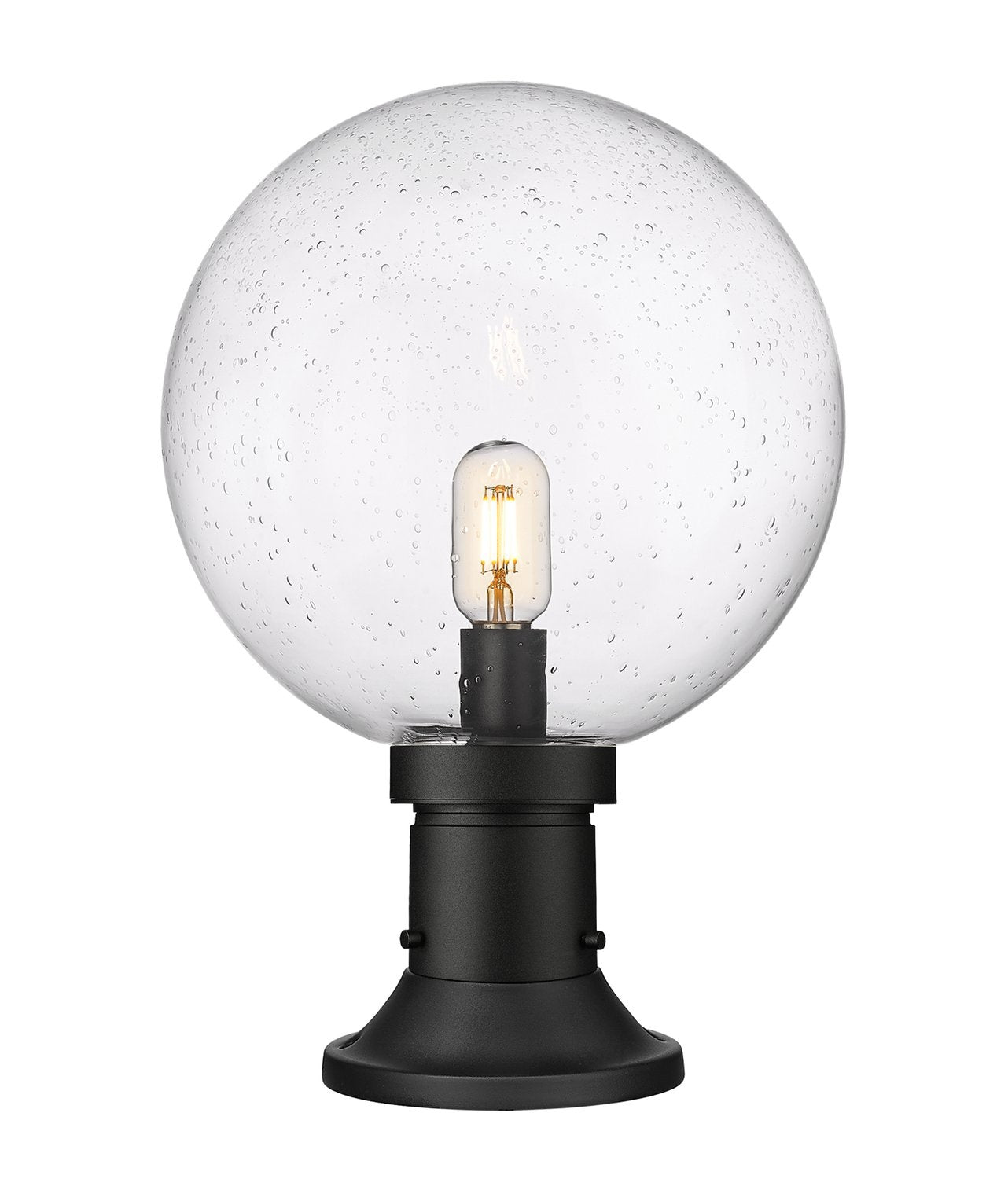 Z-LITE LAURENT OUTDOOR PIER MOUNTED FIXTURE | 599PHB-553PM-BK - Post