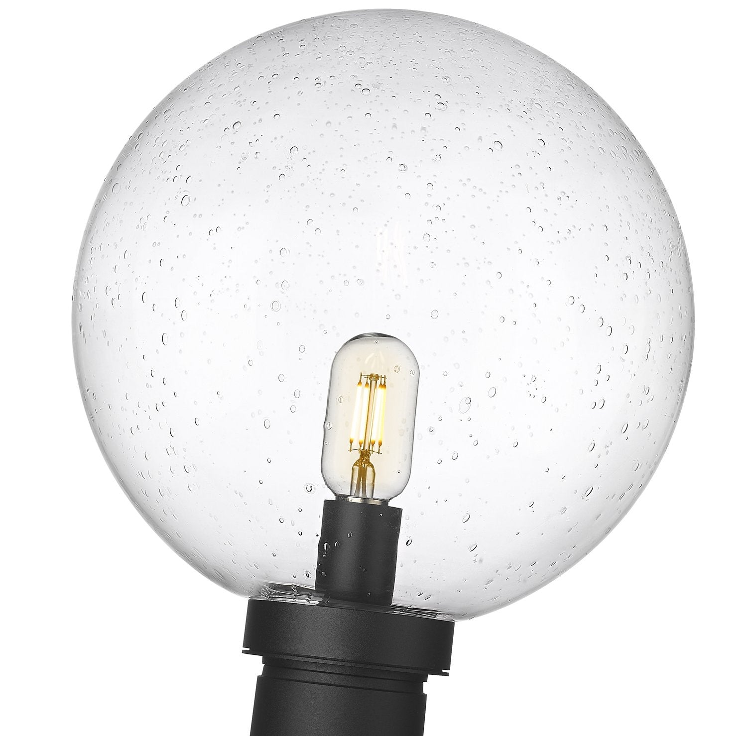 Z-LITE LAURENT OUTDOOR POST MOUNT FIXTURE | 599PHB-BK - Post
