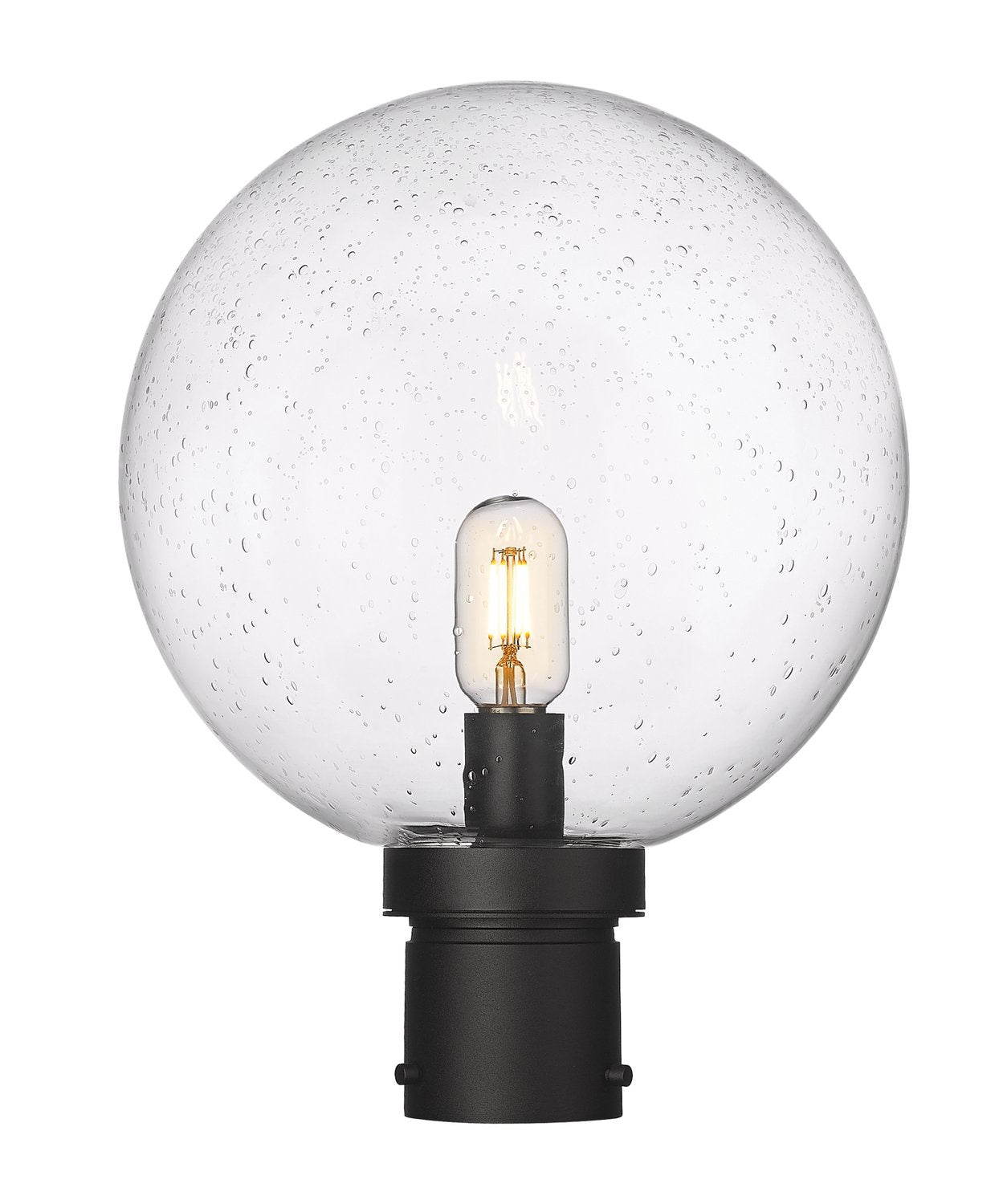 Z-LITE LAURENT OUTDOOR POST MOUNT FIXTURE | 599PHB-BK - Post