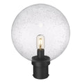 Z-LITE LAURENT OUTDOOR POST MOUNT FIXTURE | 599PHB-BK - Post