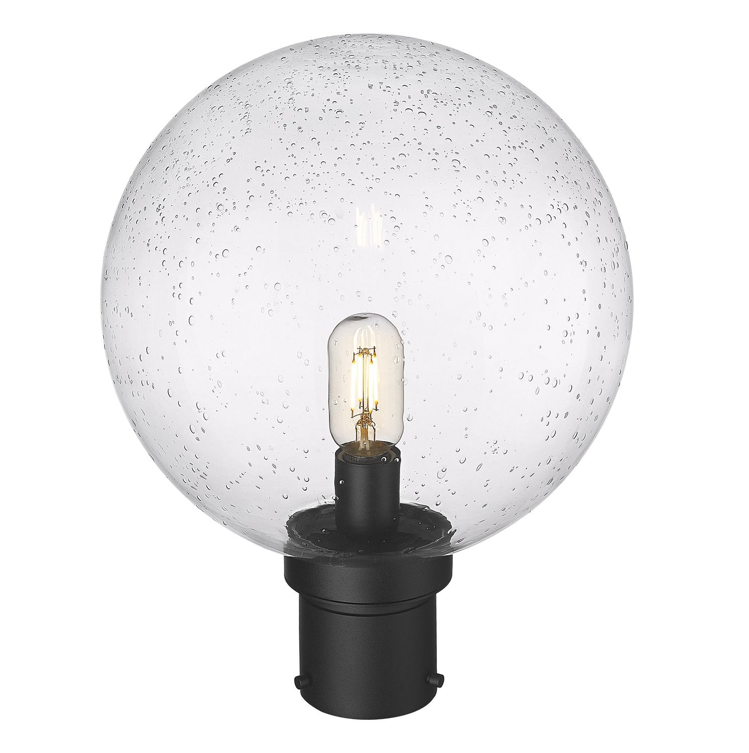 Z-LITE LAURENT OUTDOOR POST MOUNT FIXTURE | 599PHB-BK - Post