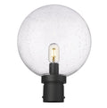 Z-LITE LAURENT OUTDOOR POST MOUNT FIXTURE | 599PHB-BK - Post