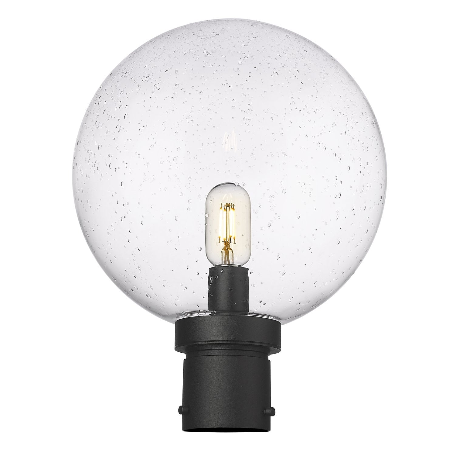 Z-LITE LAURENT OUTDOOR POST MOUNT FIXTURE | 599PHB-BK - Post