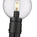 Z-LITE LAURENT OUTDOOR POST MOUNTED FIXTURE | 599PHM-519P-BK - Post