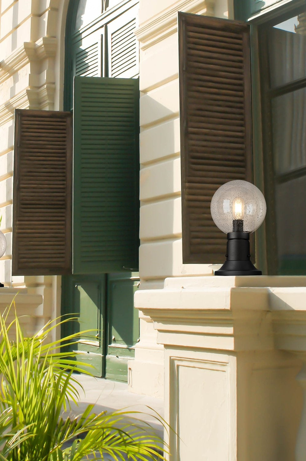 Z-LITE LAURENT OUTDOOR PIER MOUNTED FIXTURE | 599PHM-533PM-BK - Post