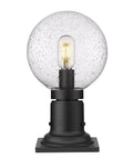 Z-LITE LAURENT OUTDOOR PIER MOUNTED FIXTURE | 599PHM-533PM-BK - Post