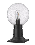 Z-LITE LAURENT OUTDOOR PIER MOUNTED FIXTURE | 599PHM-533PM-BK - Post