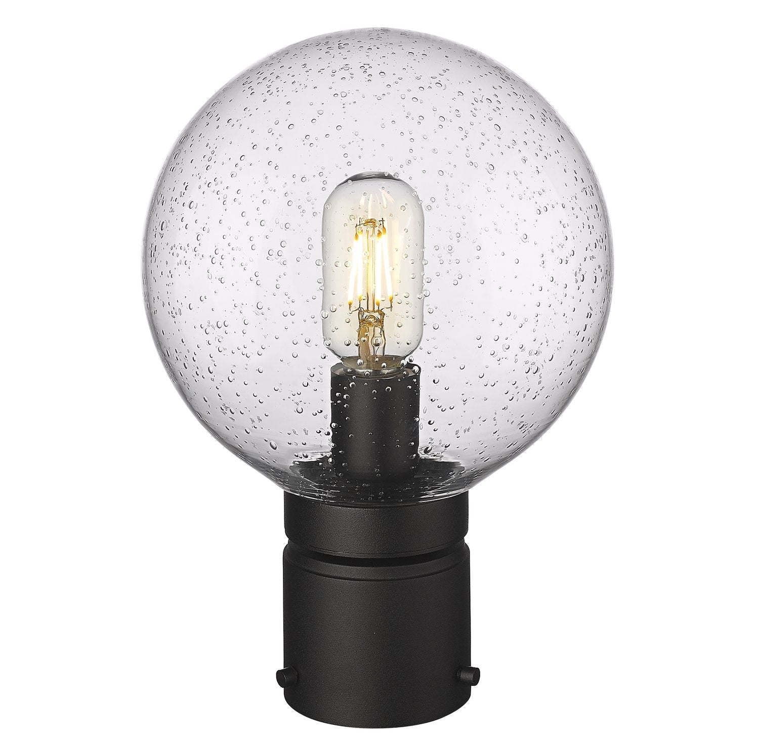 Z-LITE LAURENT OUTDOOR POST MOUNT FIXTURE | 599PHM-BK - Post