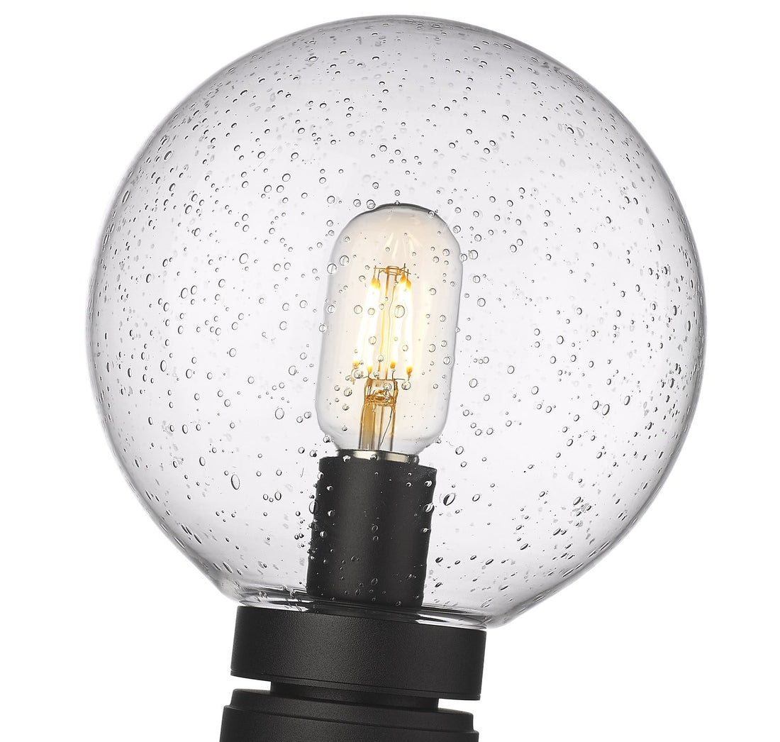 Z-LITE LAURENT OUTDOOR POST MOUNT FIXTURE | 599PHM-BK - Post