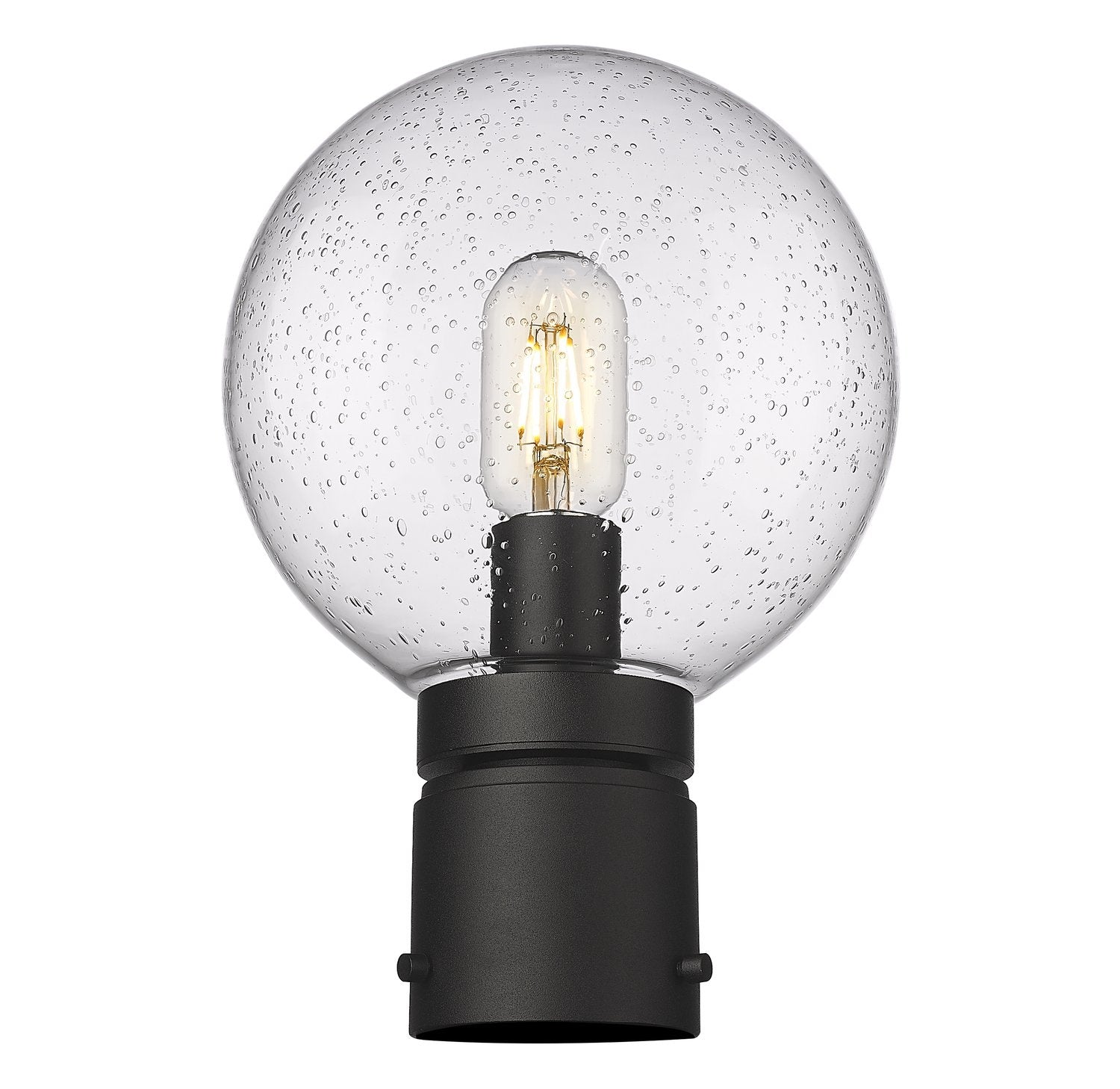 Z-LITE LAURENT OUTDOOR POST MOUNT FIXTURE | 599PHM-BK - Post