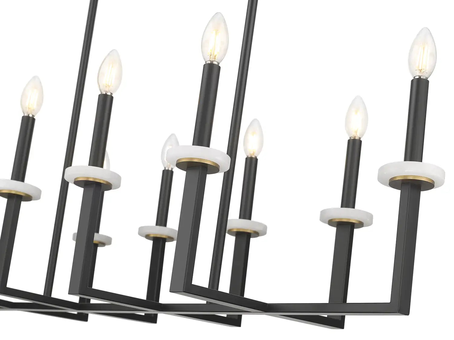 Z-LITE, GAULTIER LINEAR CHANDELIER, LINEAR LIGHT