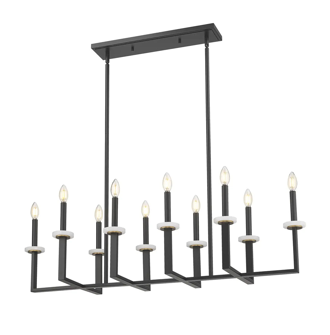 Z-LITE, GAULTIER LINEAR CHANDELIER, LINEAR LIGHT