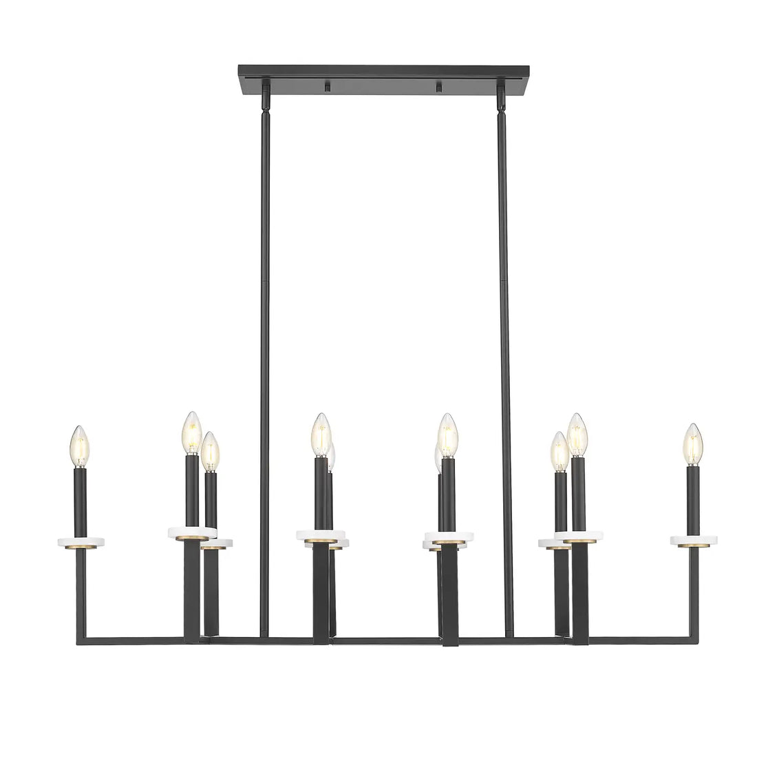 Z-LITE, GAULTIER LINEAR CHANDELIER, LINEAR LIGHT