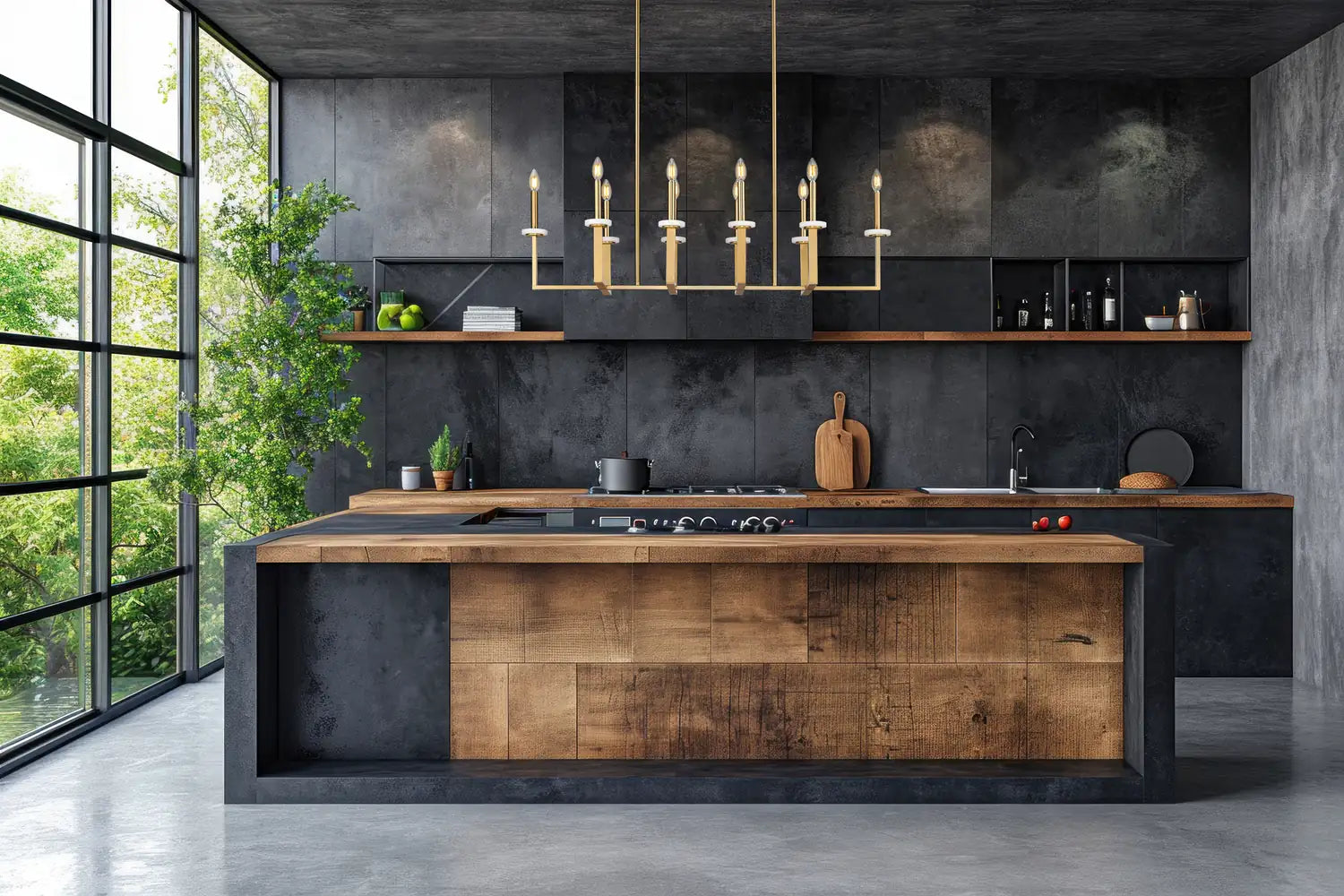 Z-LITE, GAULTIER LINEAR CHANDELIER, LINEAR LIGHT