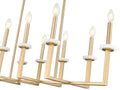 Z-LITE, GAULTIER LINEAR CHANDELIER, LINEAR LIGHT