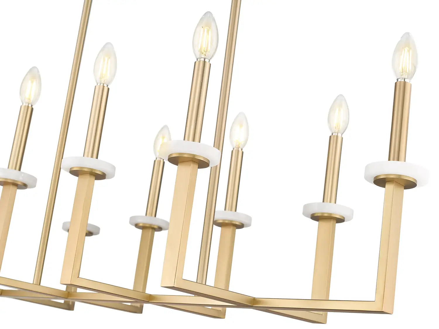 Z-LITE, GAULTIER LINEAR CHANDELIER, LINEAR LIGHT
