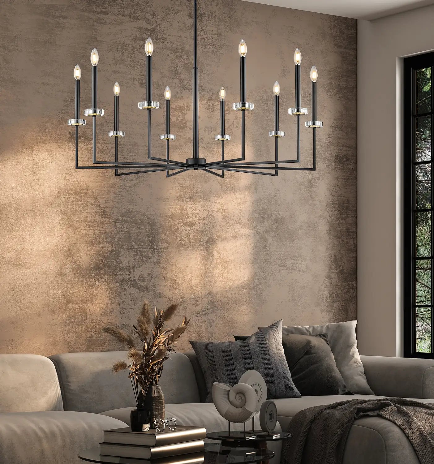 Z-LITE, GAULTIER CHANDELIER, CHANDELIER LIGHT