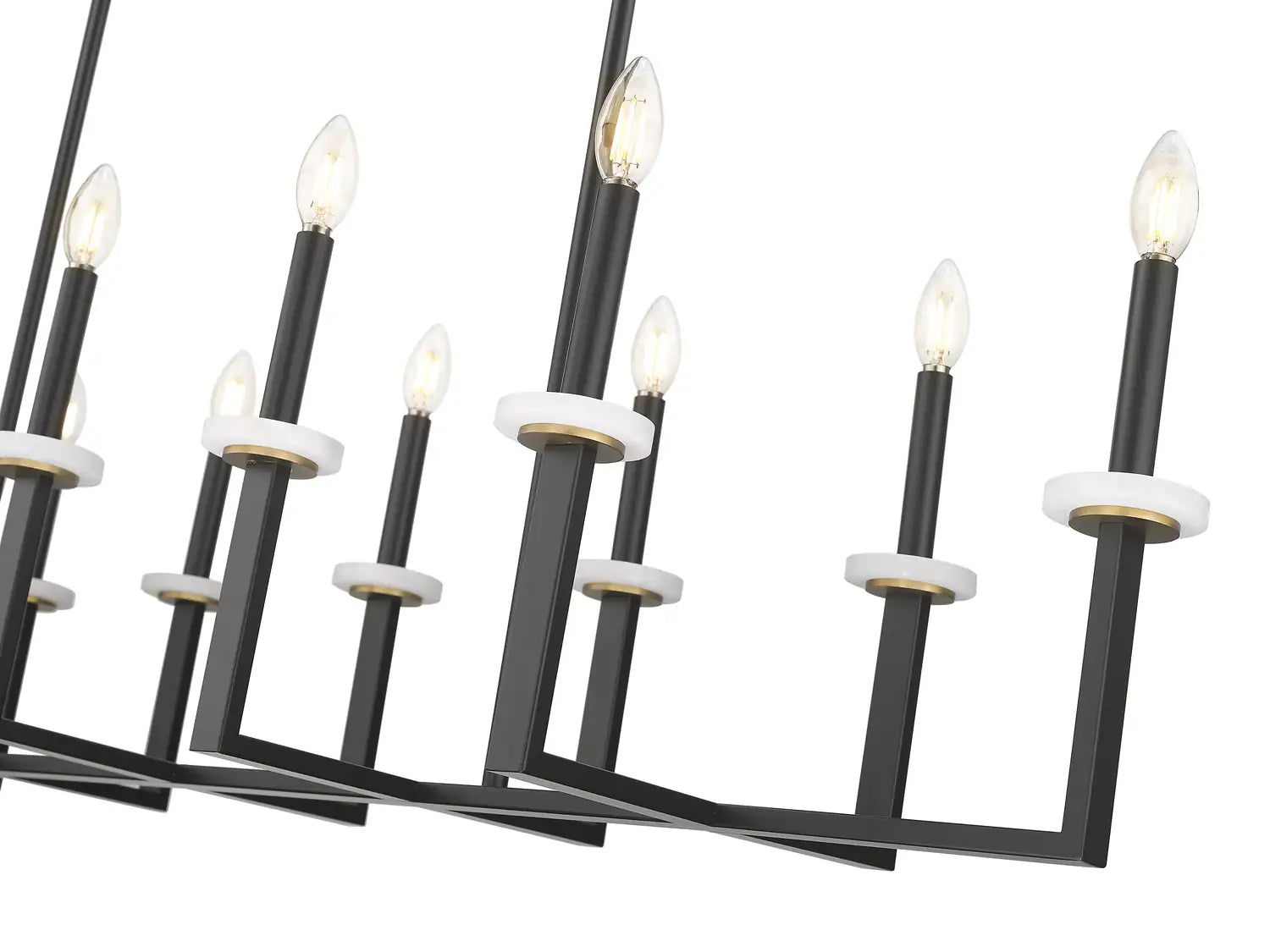 Z-LITE, GAULTIER LINEAR CHANDELIER, LINEAR LIGHT