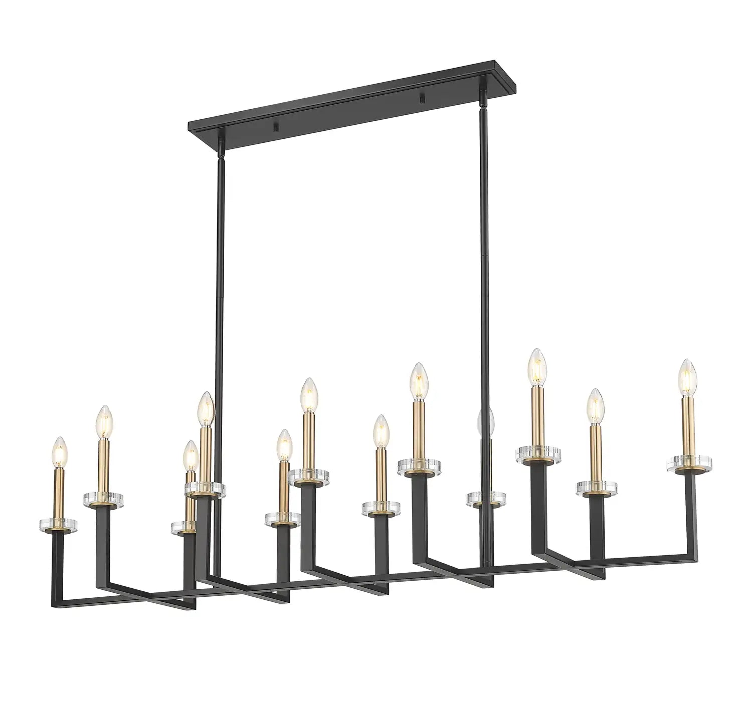 Z-LITE, GAULTIER LINEAR CHANDELIER, LINEAR LIGHT