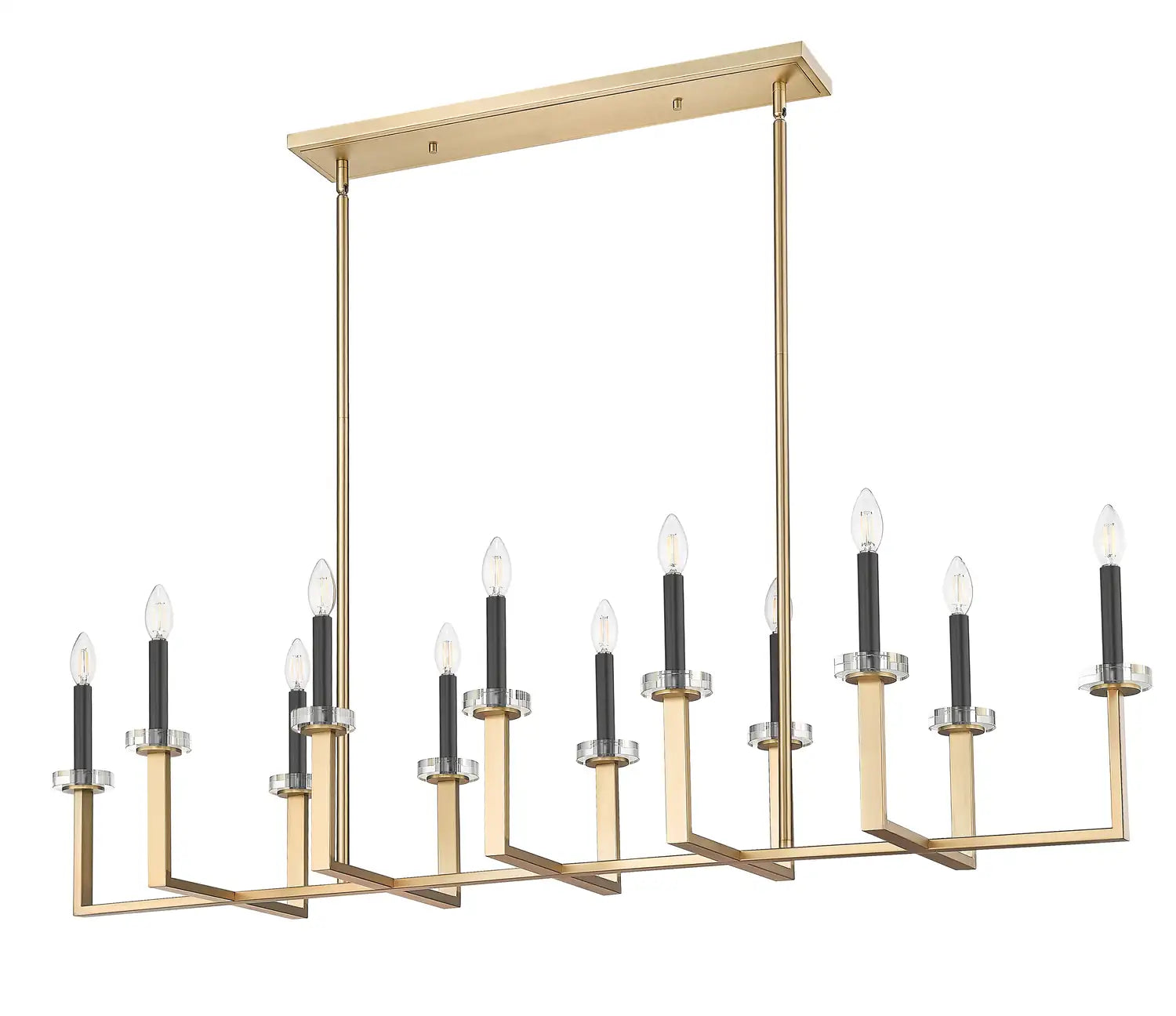 Z-LITE, GAULTIER LINEAR CHANDELIER, LINEAR LIGHT