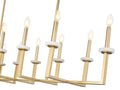 Z-LITE, GAULTIER LINEAR CHANDELIER, LINEAR LIGHT