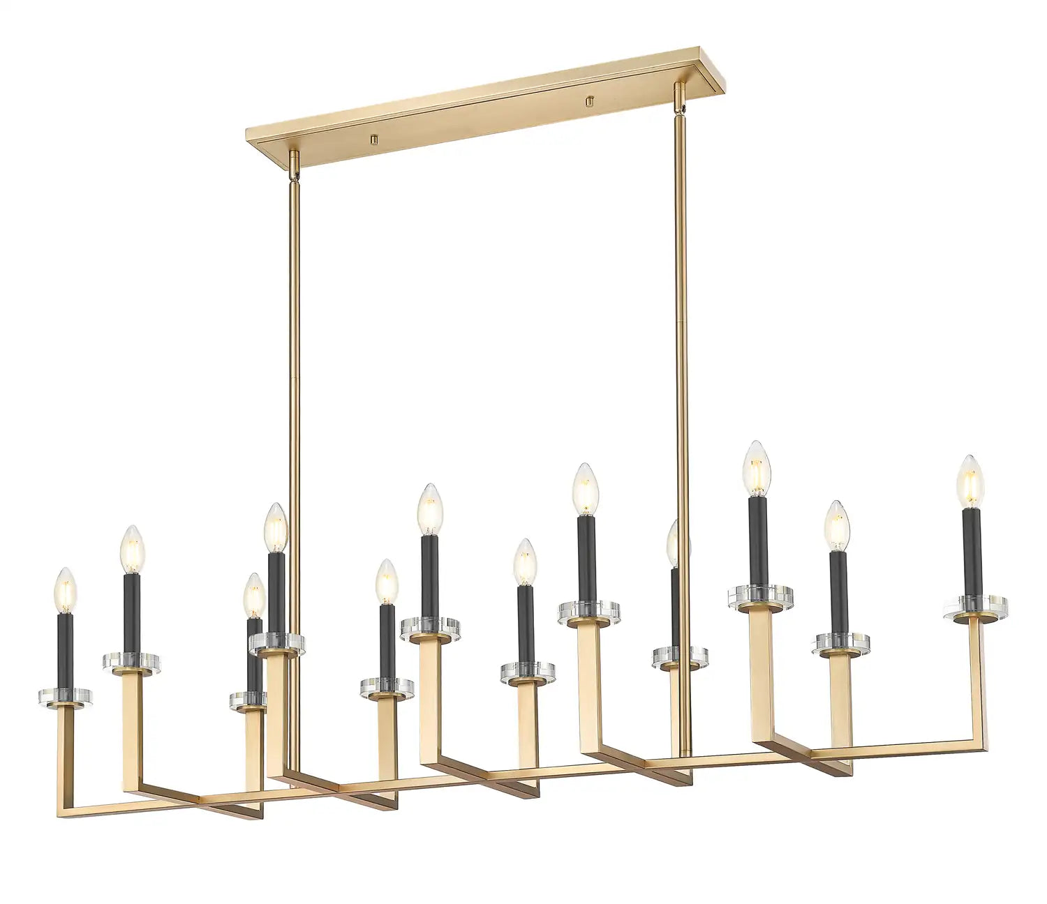 Z-LITE, GAULTIER LINEAR CHANDELIER, LINEAR LIGHT