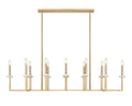 Z-LITE, GAULTIER LINEAR CHANDELIER, LINEAR LIGHT