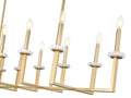 Z-LITE, GAULTIER LINEAR CHANDELIER, LINEAR LIGHT