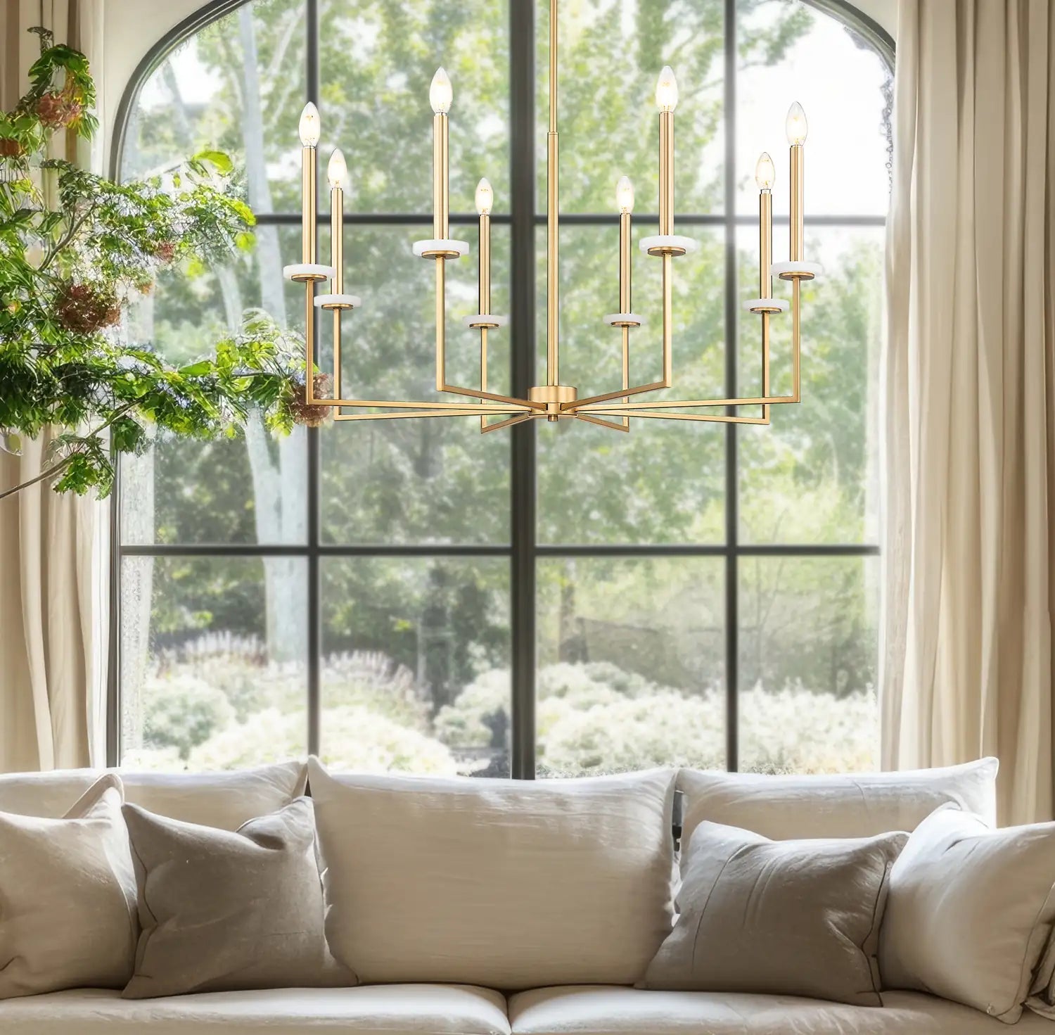 Z-LITE, GAULTIER CHANDELIER, CHANDELIER LIGHT