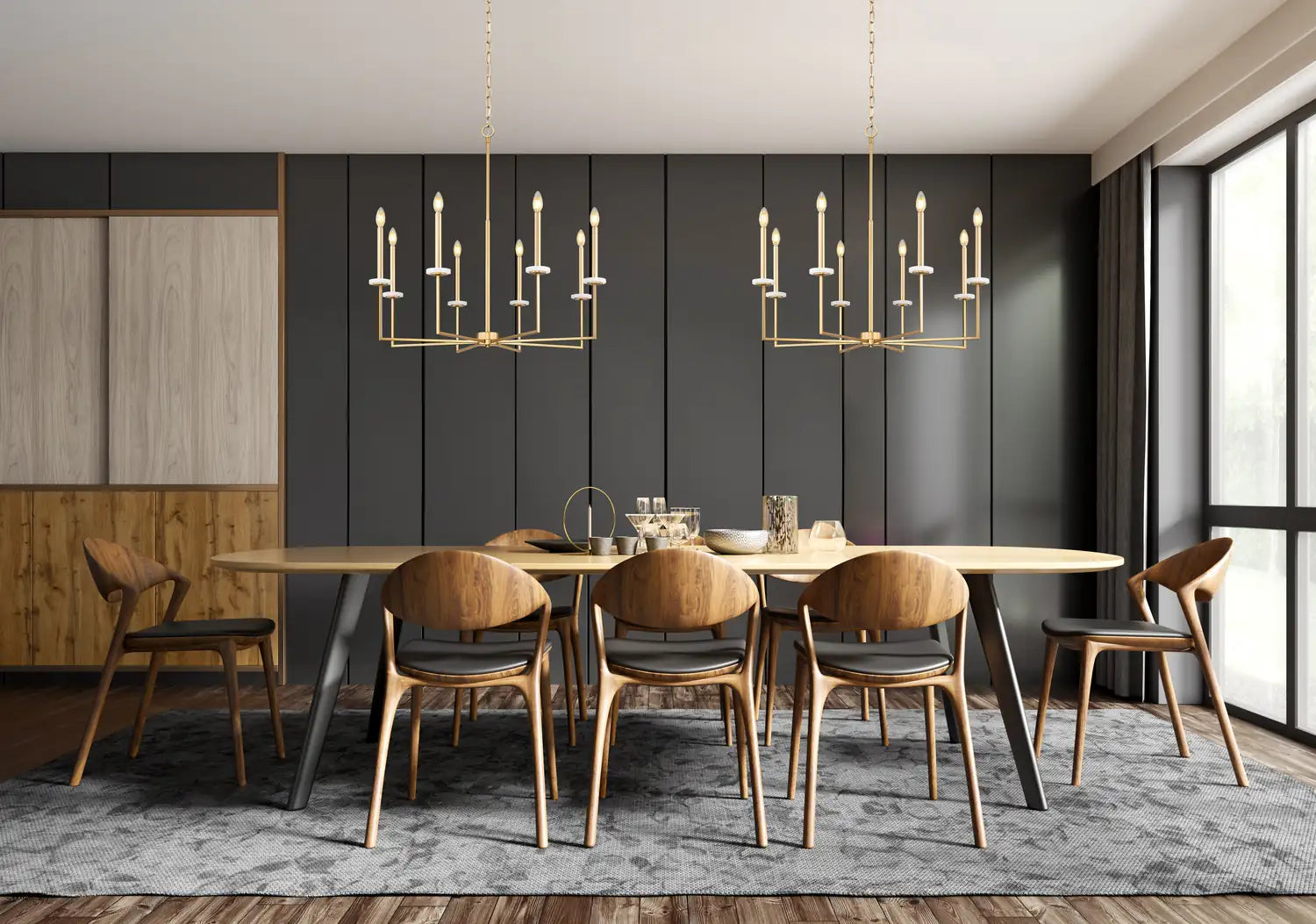 Z-LITE, GAULTIER CHANDELIER, CHANDELIER LIGHT