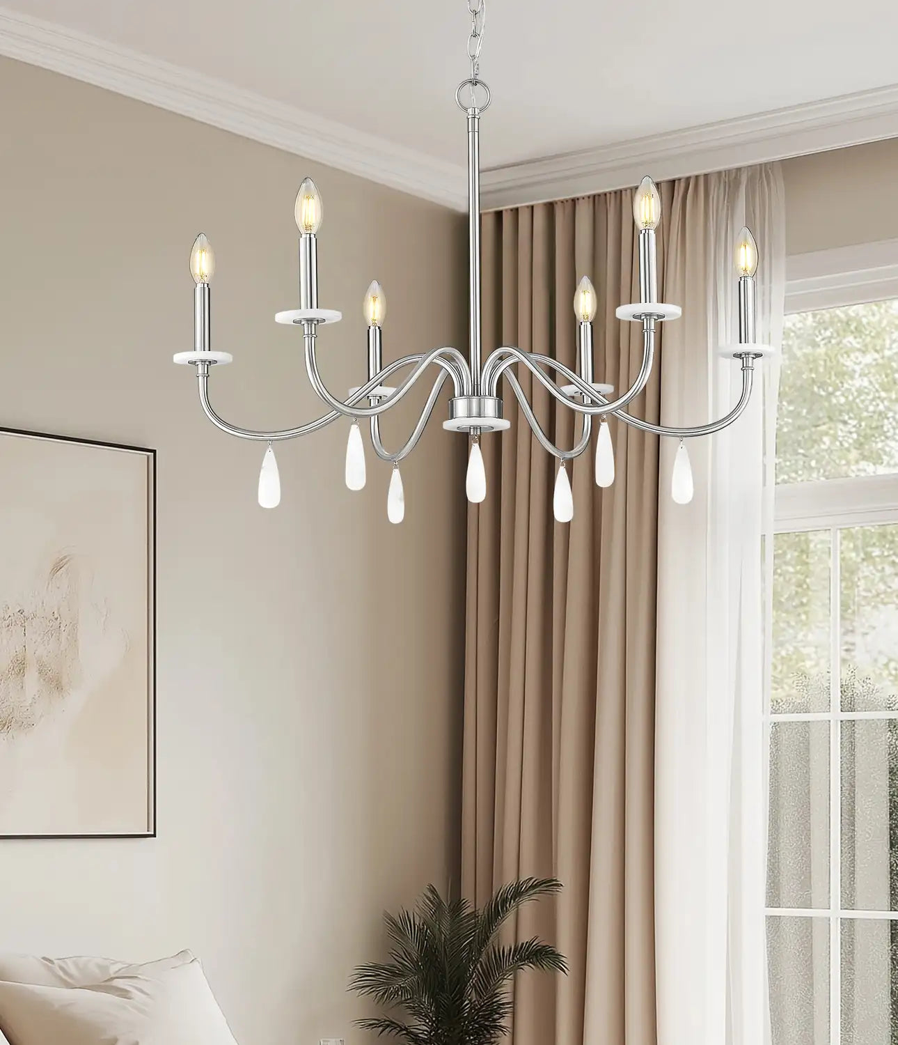 Z-LITE, TOUSSANT CHANDELIER, CHANDELIER LIGHT