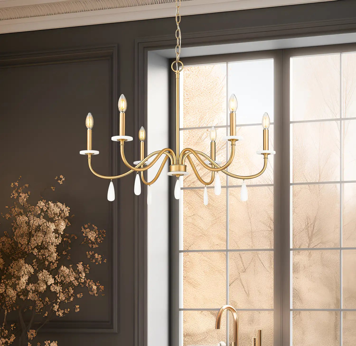 Z-LITE, TOUSSANT CHANDELIER, CHANDELIER LIGHT
